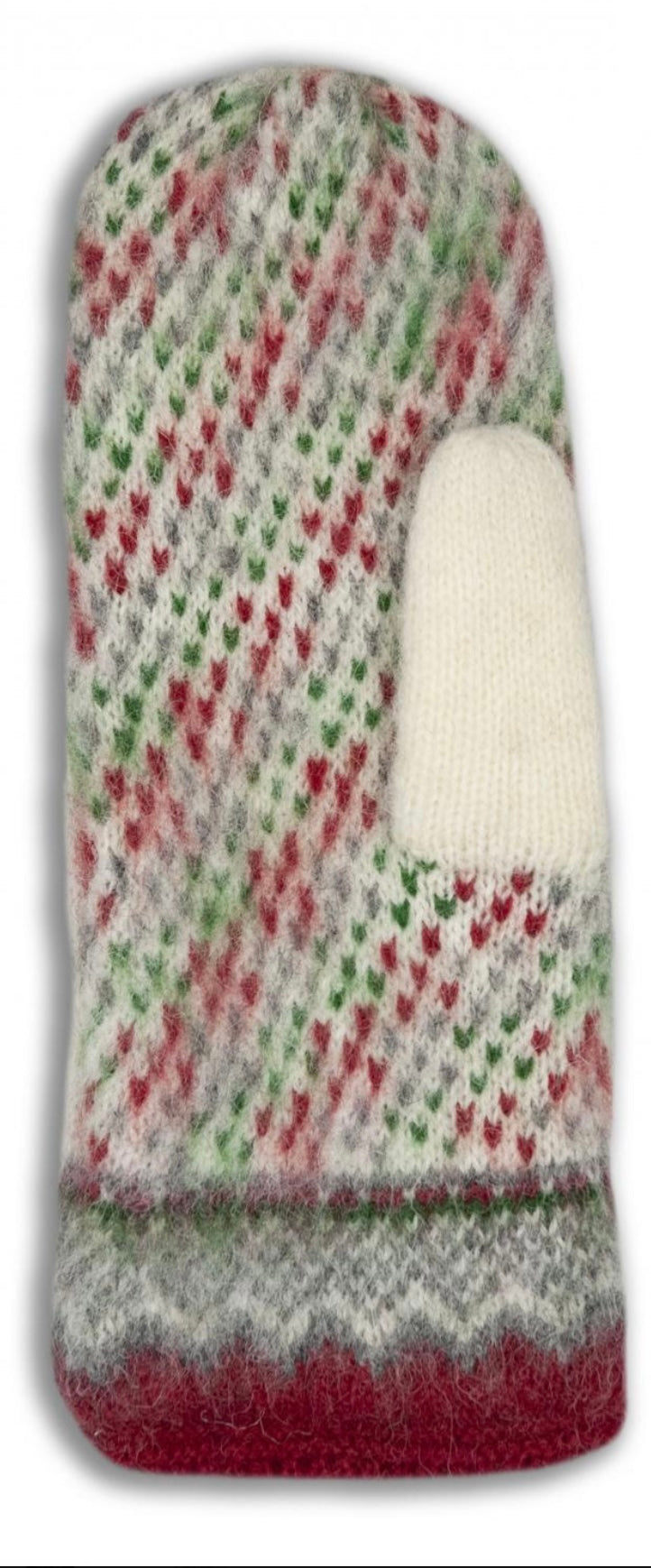 Noppikoski Mitten in white