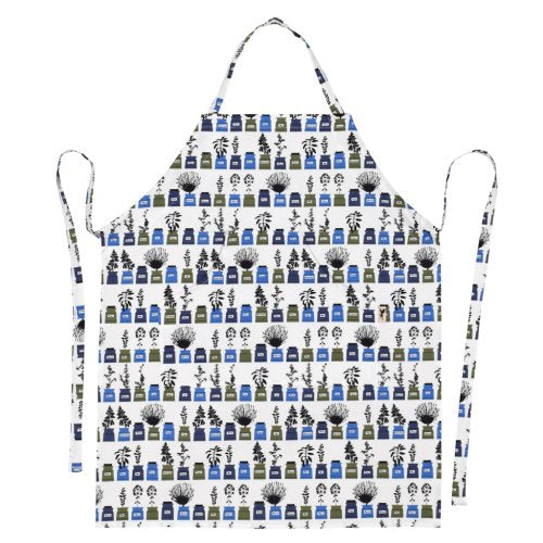 Persons kryddskåp, Apron , Blue