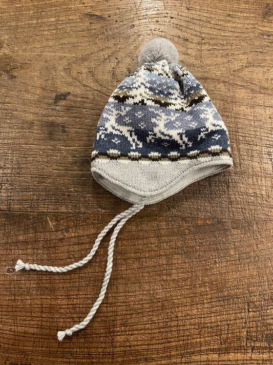 Reindeer hat in grey colour