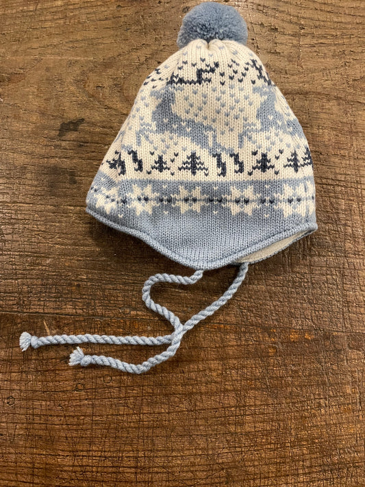 Reindeer hat in light blue