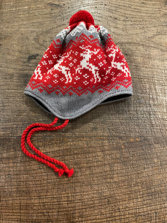 Reindeer hat in red colour