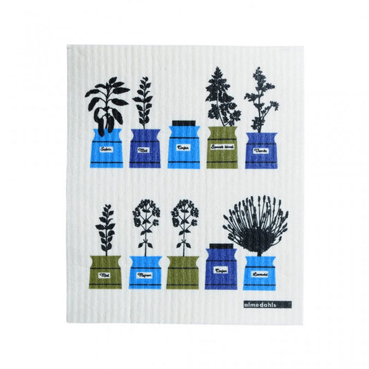 Persons kryddskåp, dish cloth, blue