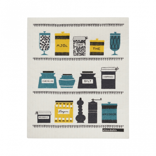 Syltburkar, dish cloth, blue