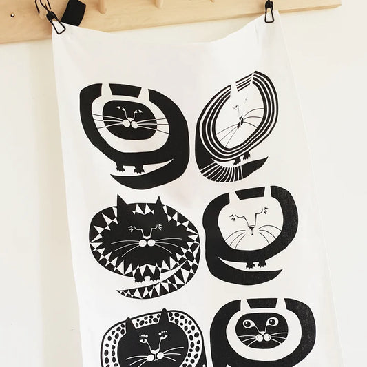 CAT TEA TOWEL