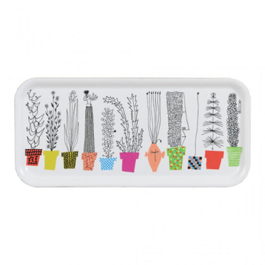 Italiensk blomsterhylla, tray, 32x15cm