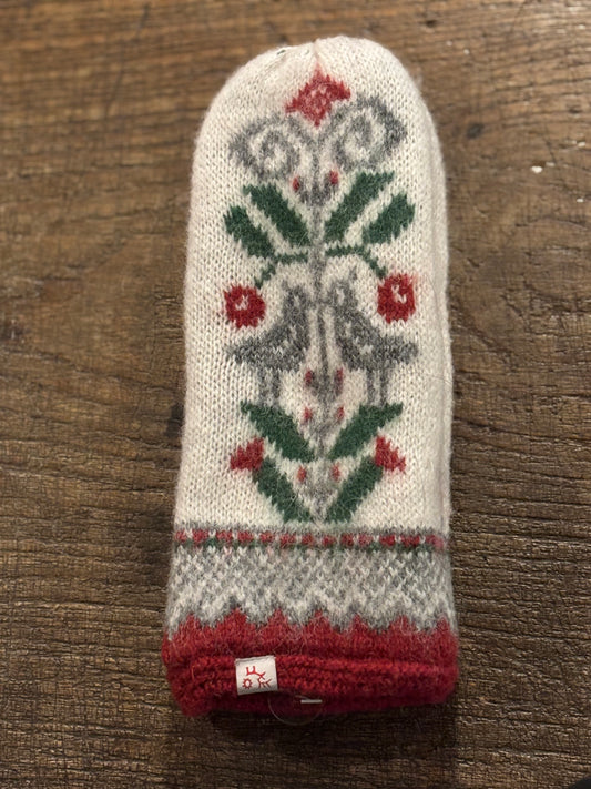 Noppikoski Mitten in white